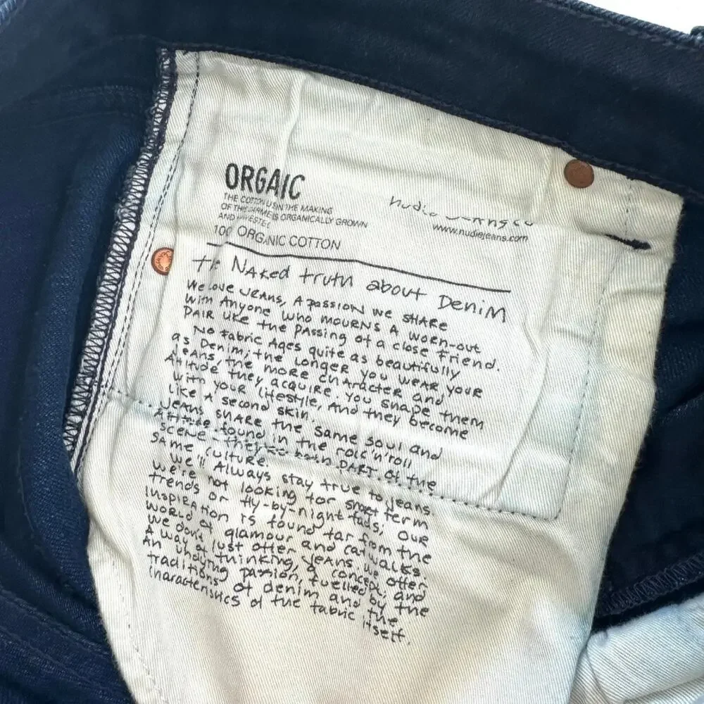 Nudie Jeans Co Skinny Lin - Organic Cotton Skinny Jeans‎ - Men's Size W33/L32